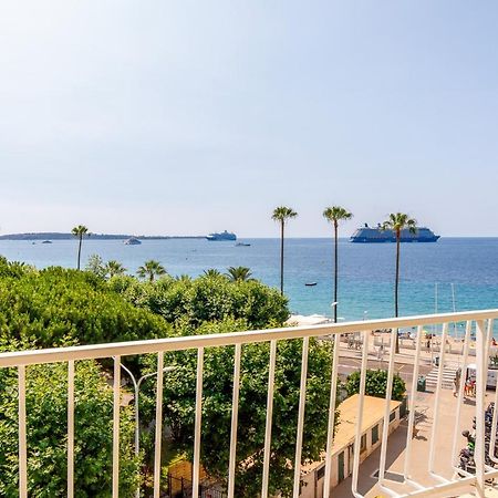 Vue Mer Exceptionnelle Sur Plage Du Midi En 1Re Ligne- 2 Chambres Cannes Exterior foto